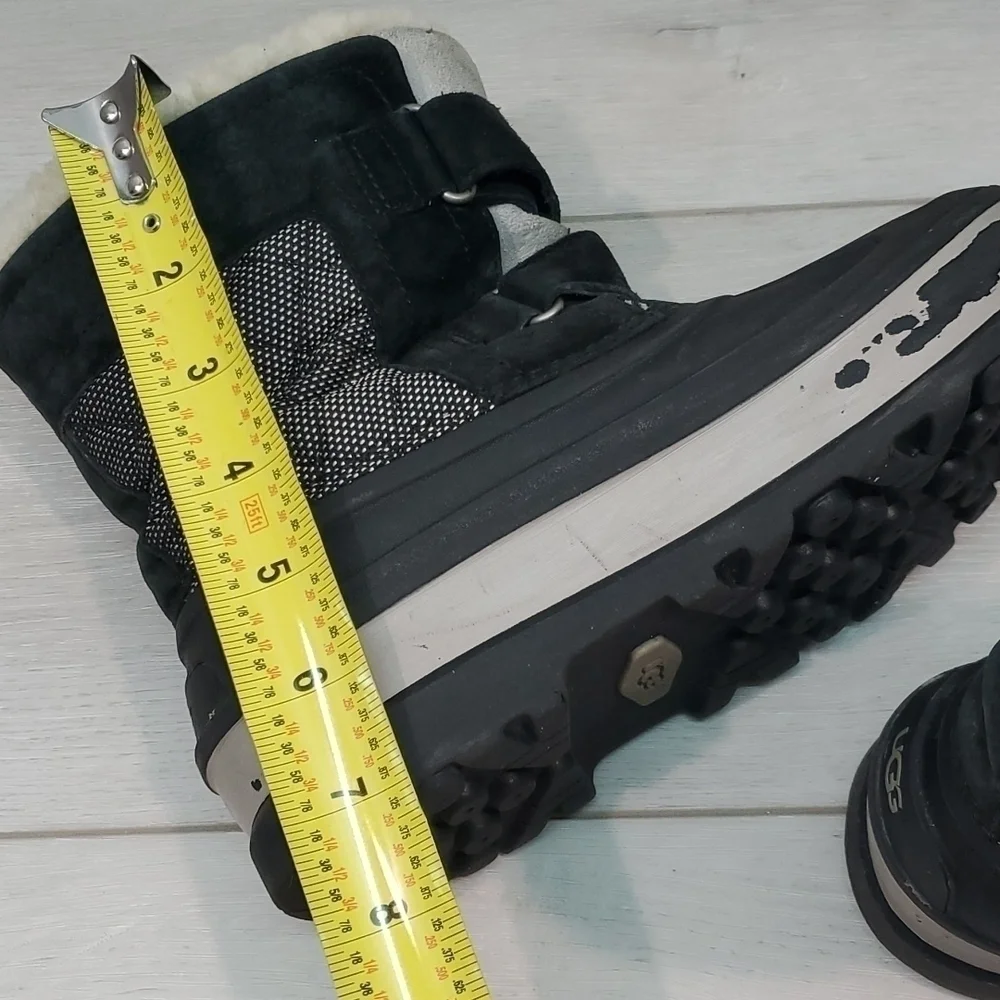Ugg Kids Boys Insulated lined Saltwater Duck rubber leather boots shoes